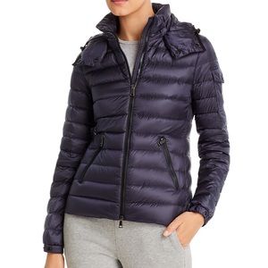 MONCLER Womens Bleu Giubbotto Down Puffer Jacket
